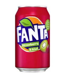 Fanta Strawberry – Kiwi 330ml x 24 pieces