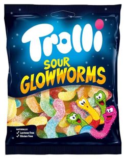 Trolli GlowWorms Jelly Beans 100 g