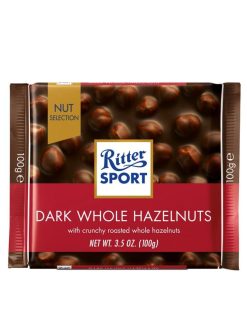 Ritter Sport Dark Whole Nut Chocolate 100 g