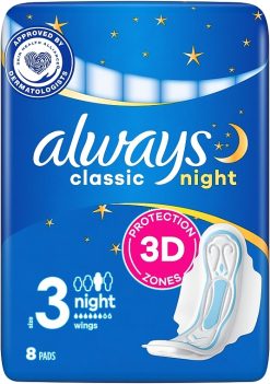 Always Classic Night Sanitary napkins 8 pcs.