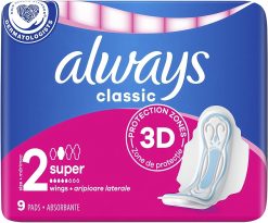 Always Classic Maxi Sanitary napkins 9 pcs.